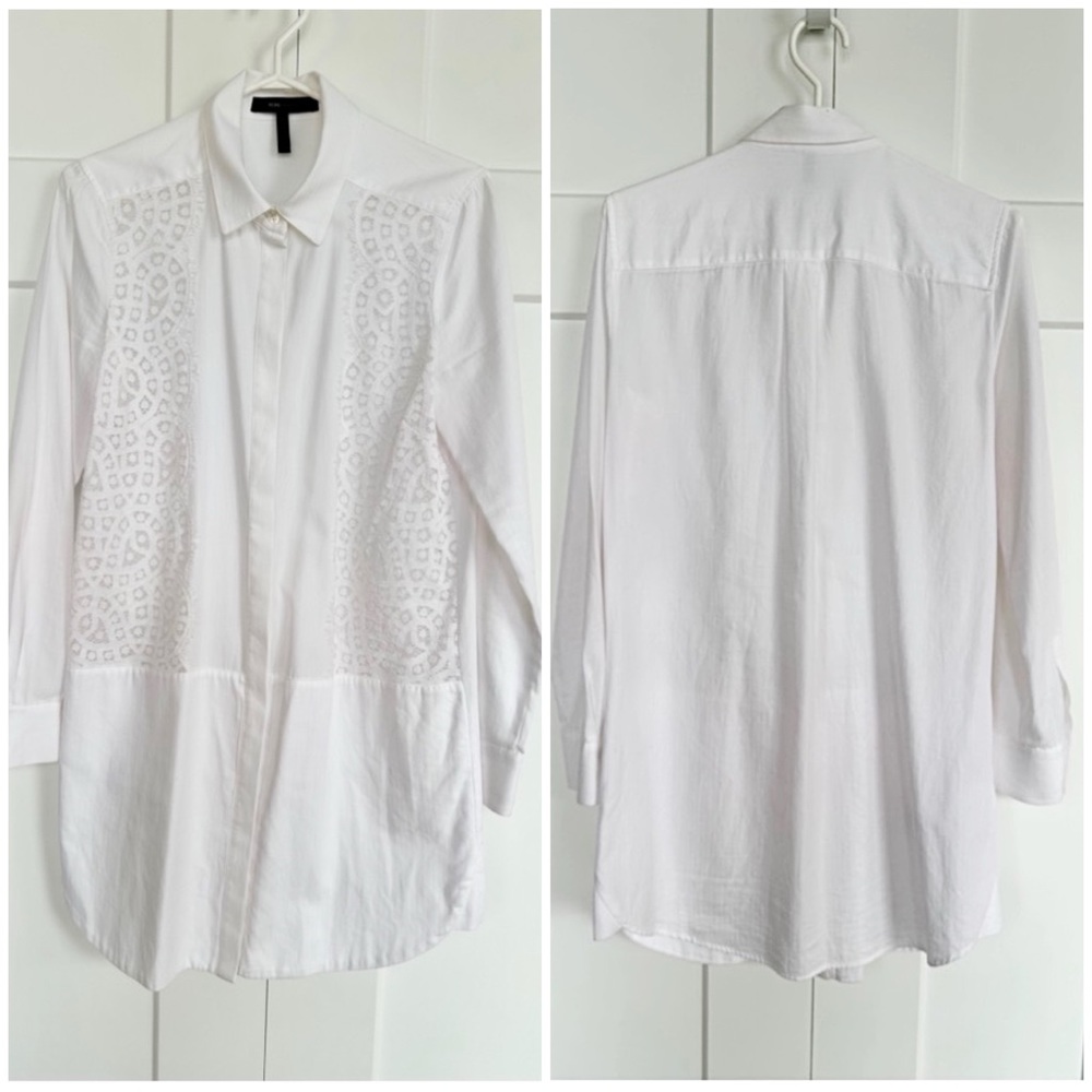 BCBG Maxazria | Lace detail blouse